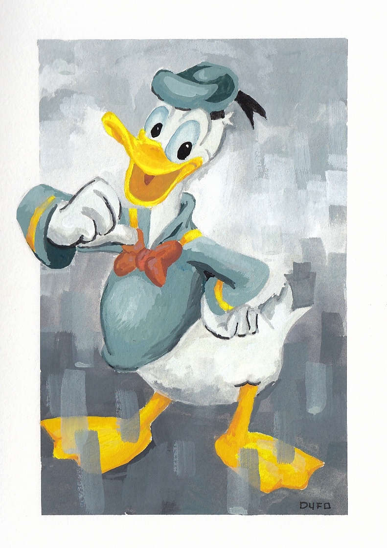 Exploration #3, Donald Duck - Oeuvre de DUFO