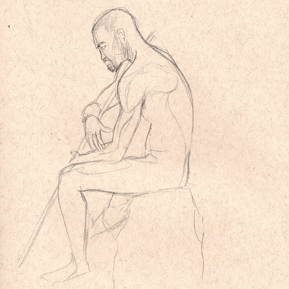 Life drawing  #11, Life model - DUFO's artwork