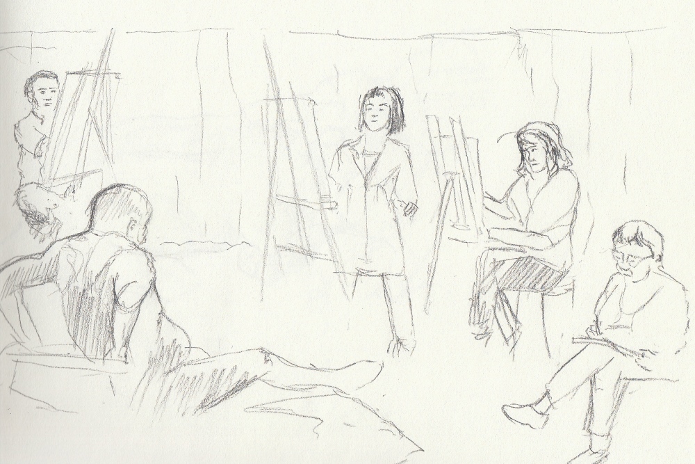 Life drawing  #17, Life model - DUFO's artwork