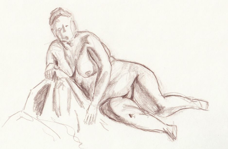 Life drawing  #2, Life model - DUFO's artwork