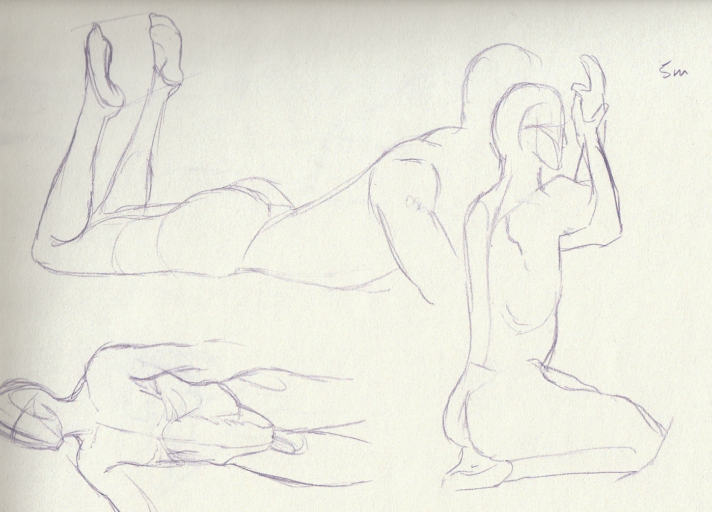 Life drawing  #20, Life model - DUFO's artwork