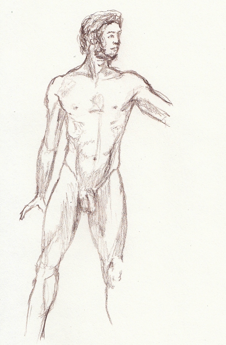 Life drawing  #24, Life model - DUFO's artwork