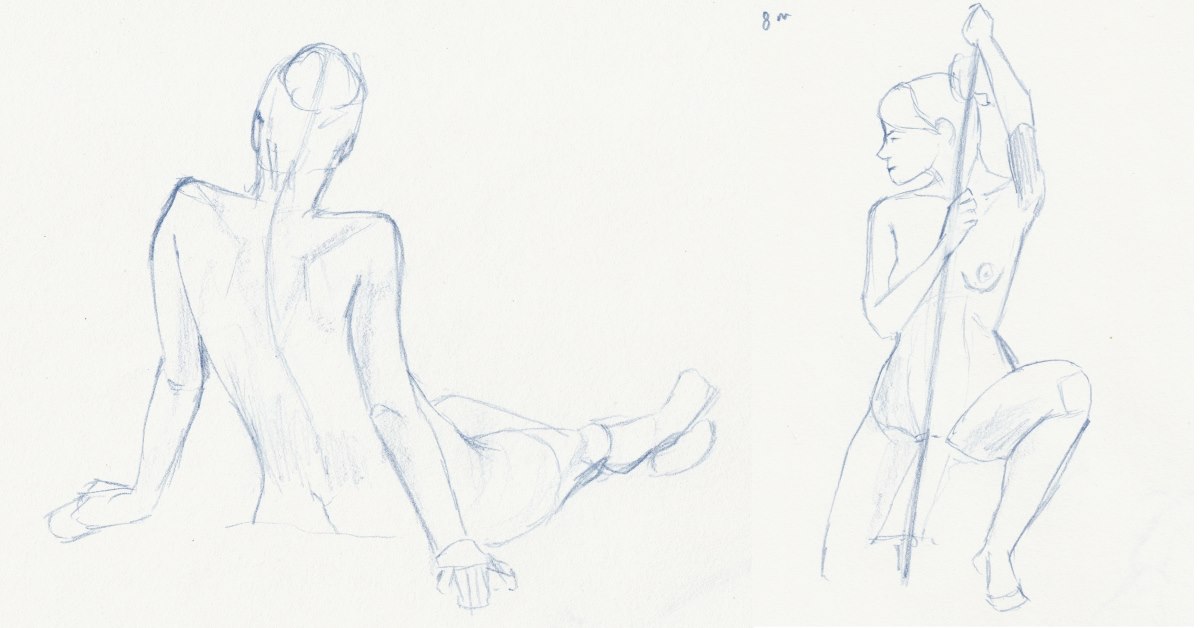 Life drawing  #25, Life model - DUFO's artwork