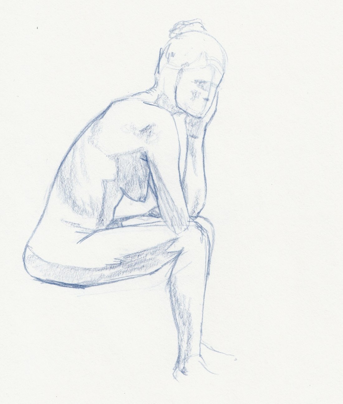 Life drawing  #27, Life model - DUFO's artwork