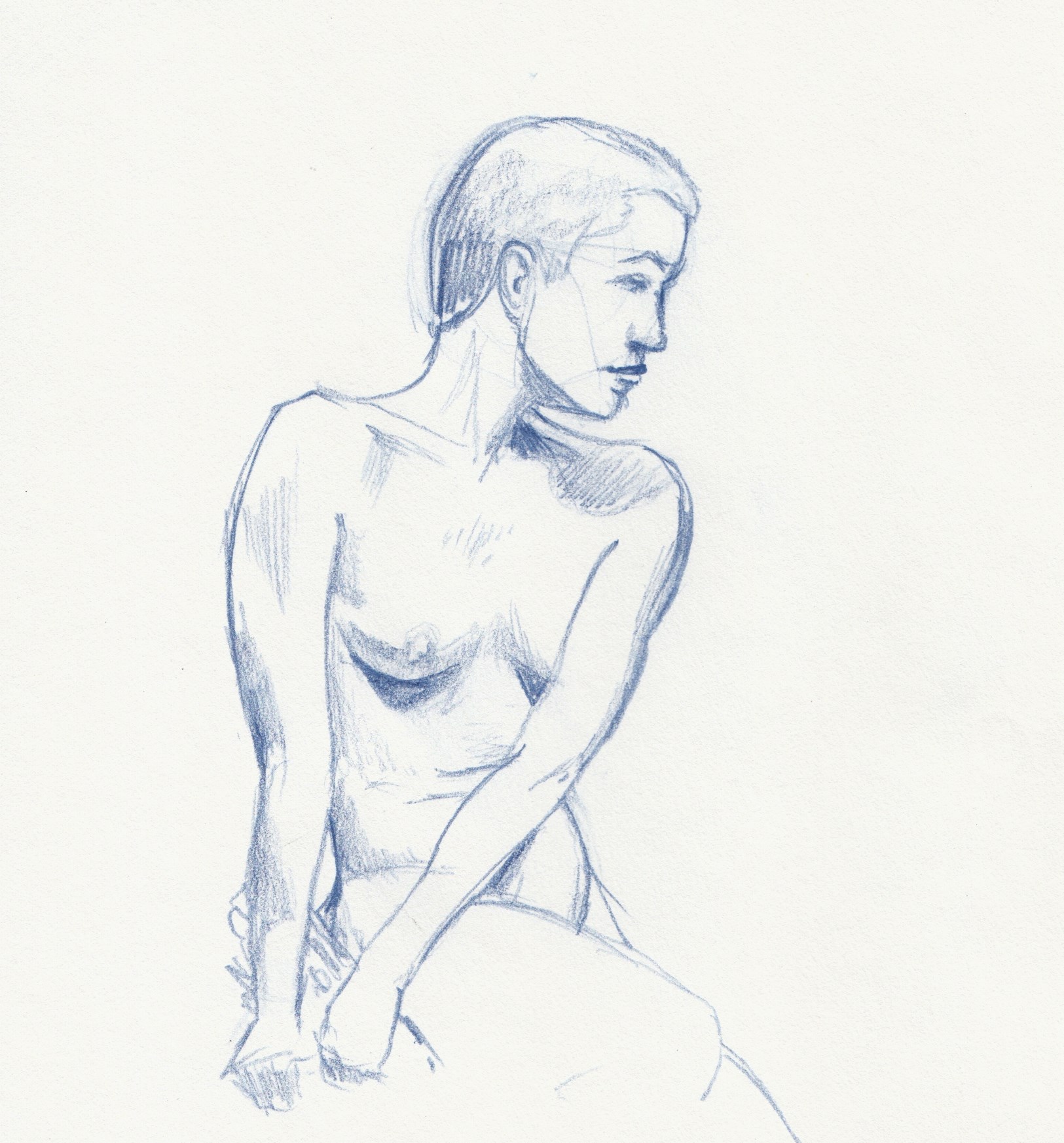 Life drawing  #29, Life model - DUFO's artwork