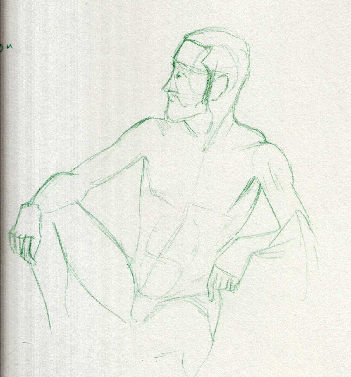 Life drawing  #31, Life model - DUFO's artwork