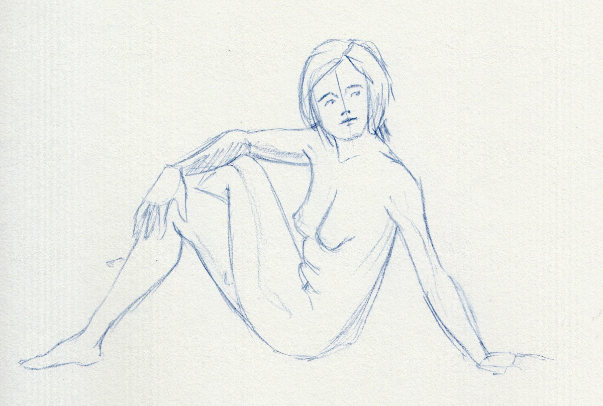 Life drawing  #32, Life model - DUFO's artwork