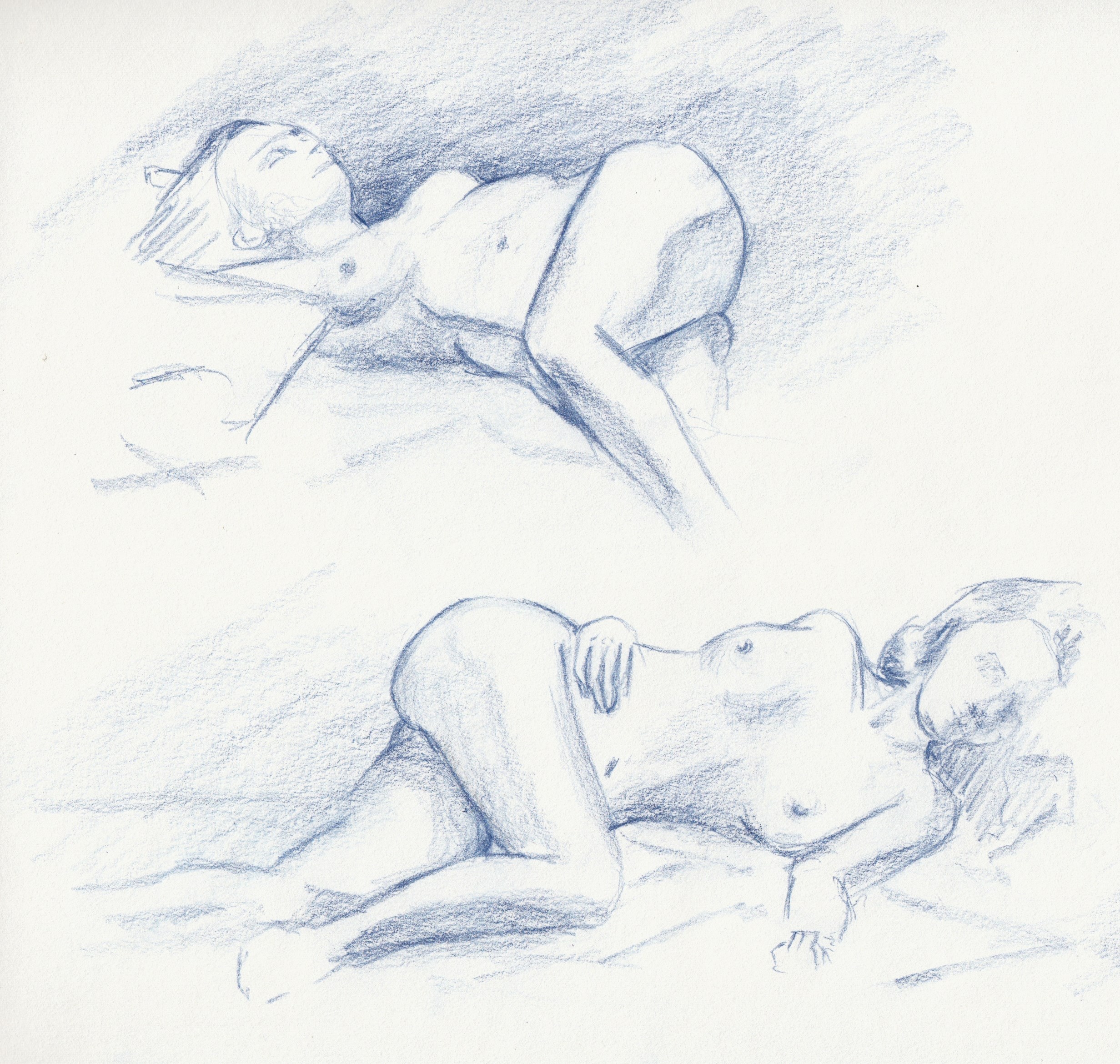 Life drawing  #33, Life model - DUFO's artwork