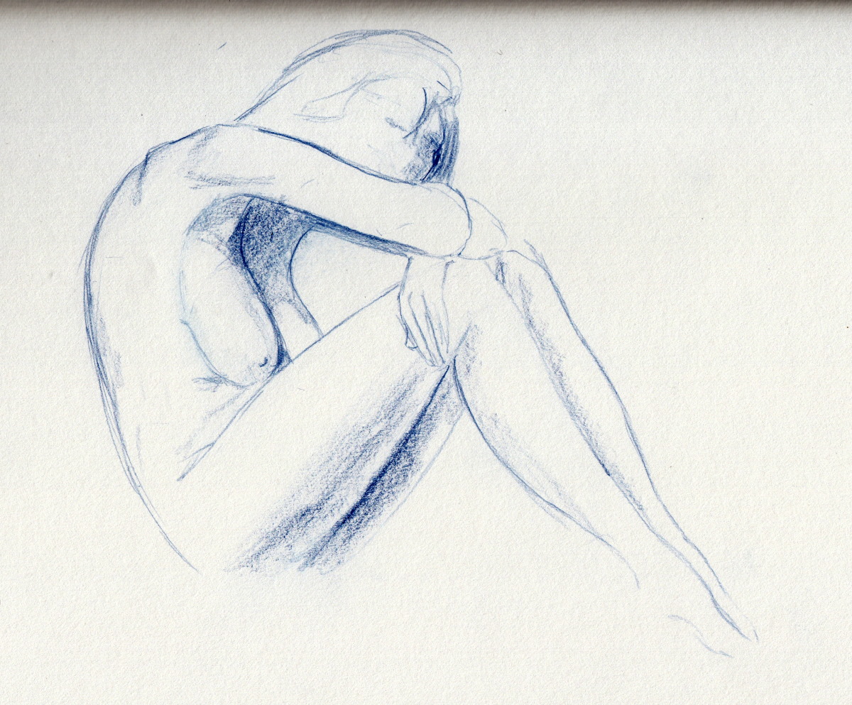 Life drawing  #35, Life model - DUFO's artwork