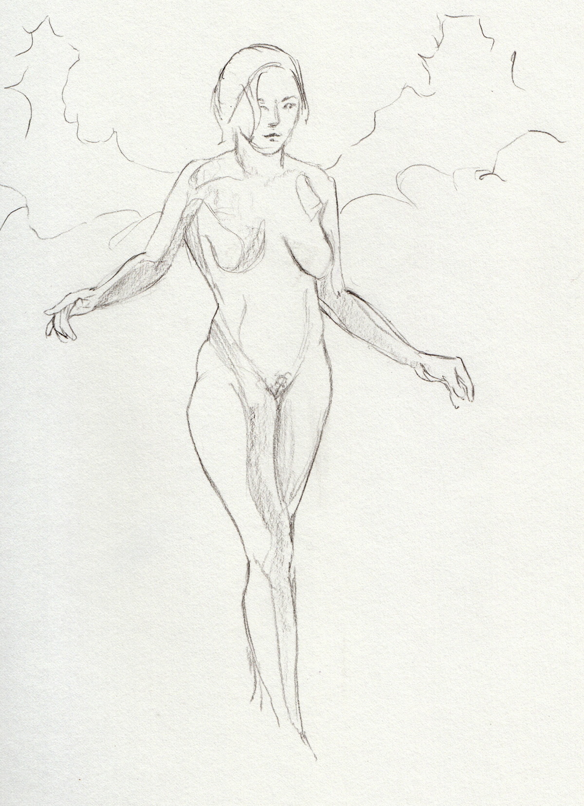 Life drawing  #36, Life model - DUFO's artwork