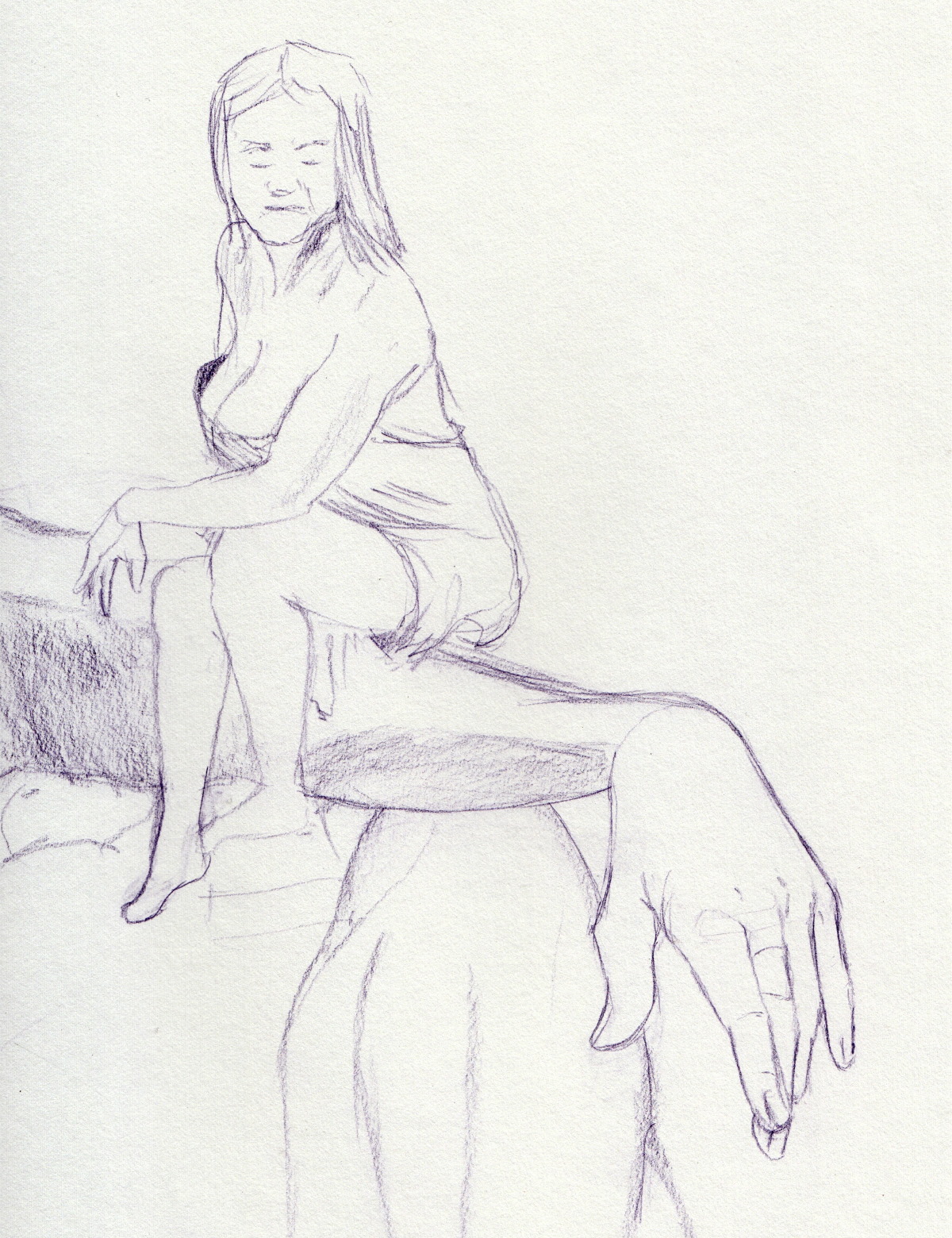 Life drawing  #38, Life model - DUFO's artwork