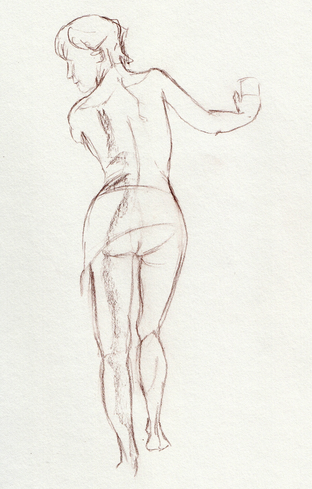 Life drawing  #39, Life model - DUFO's artwork