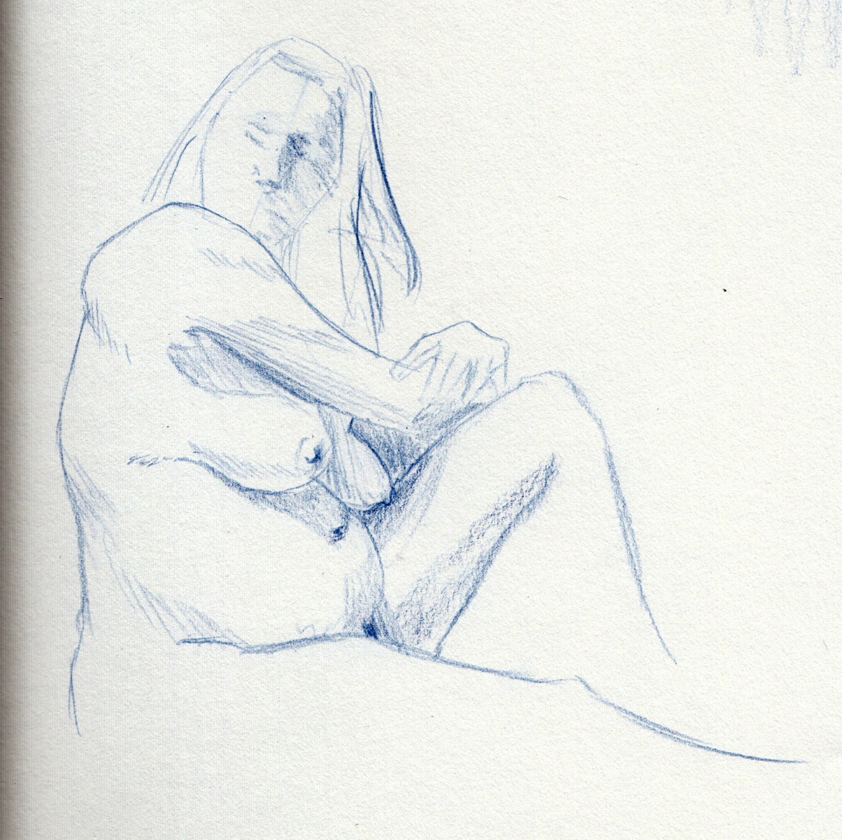 Life drawing  #41, Life model - DUFO's artwork