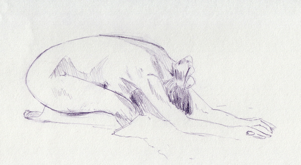 Life drawing  #43, Life model - DUFO's artwork