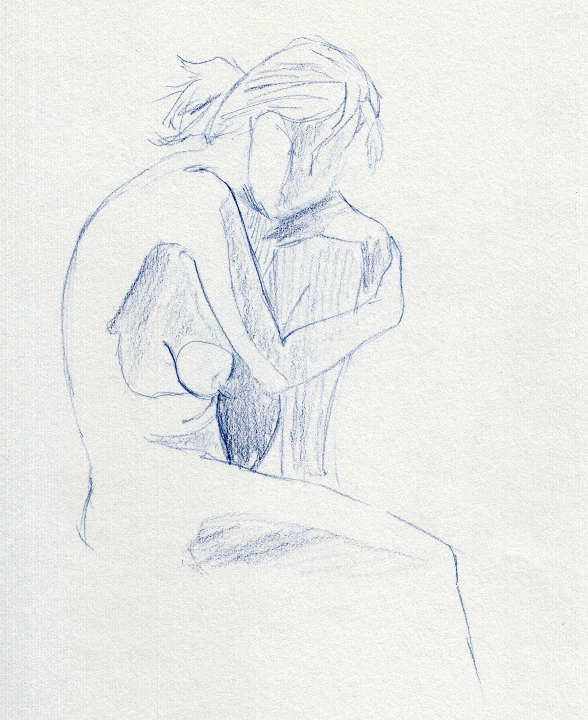 Life drawing  #44, Life model - DUFO's artwork