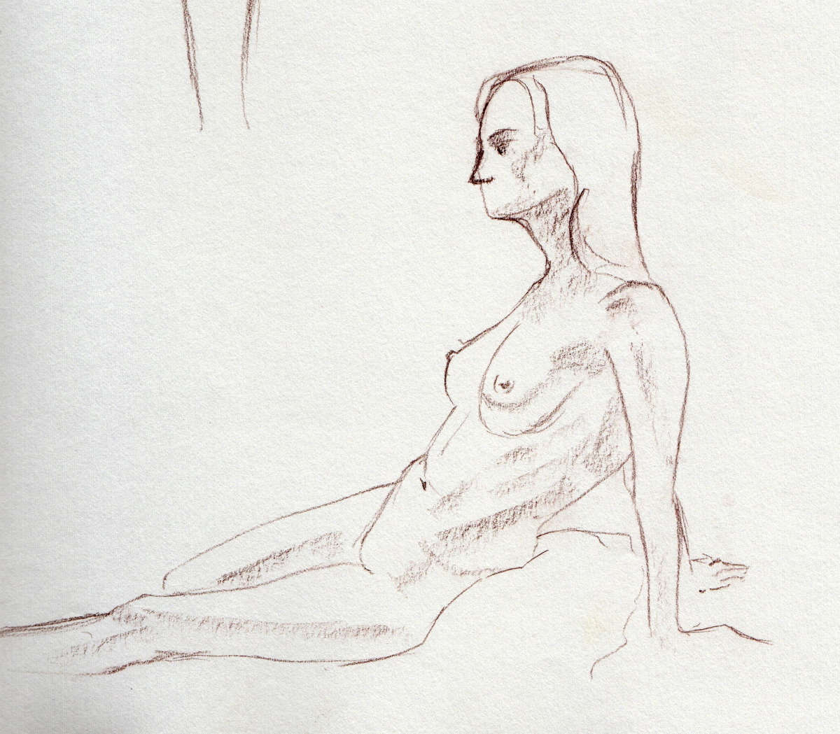 Life drawing  #46, Life model - DUFO's artwork