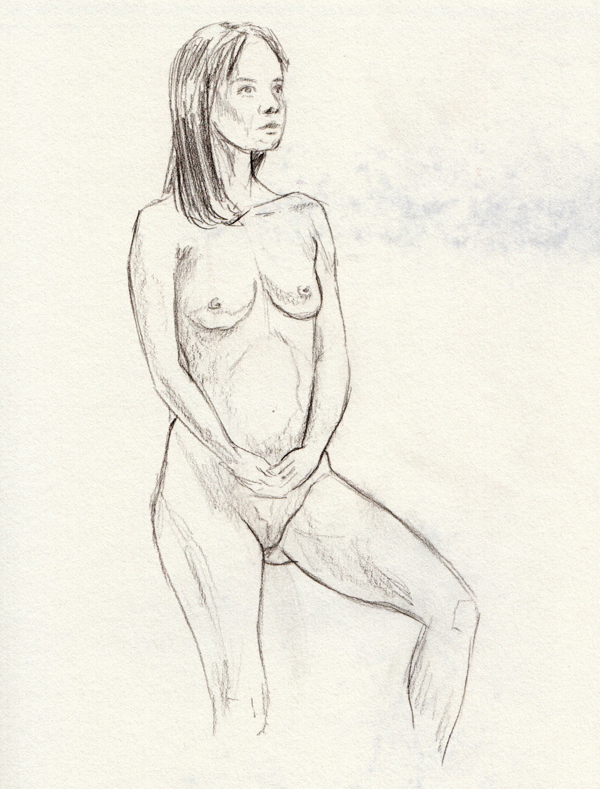 Life drawing  #47, Life model - DUFO's artwork