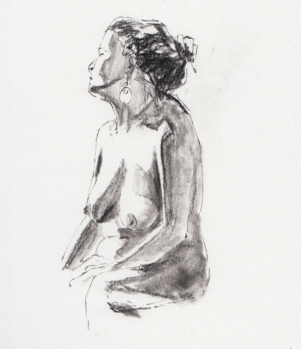 Life drawing  #48, Life model - DUFO's artwork