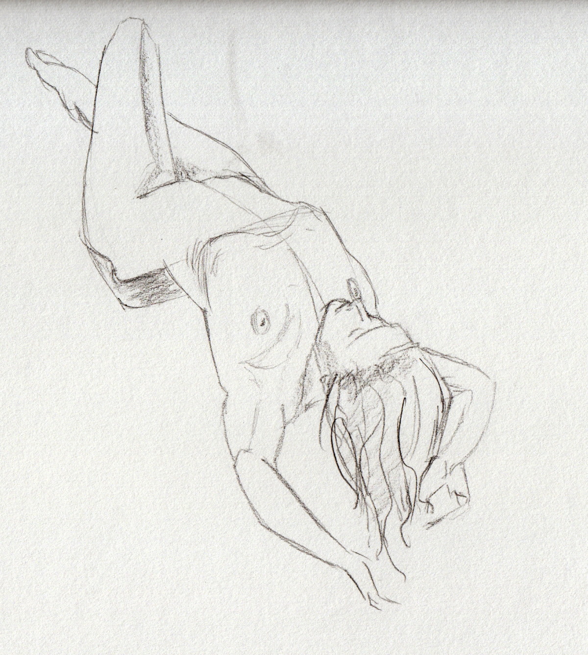 Life drawing  #50, Life model - DUFO's artwork