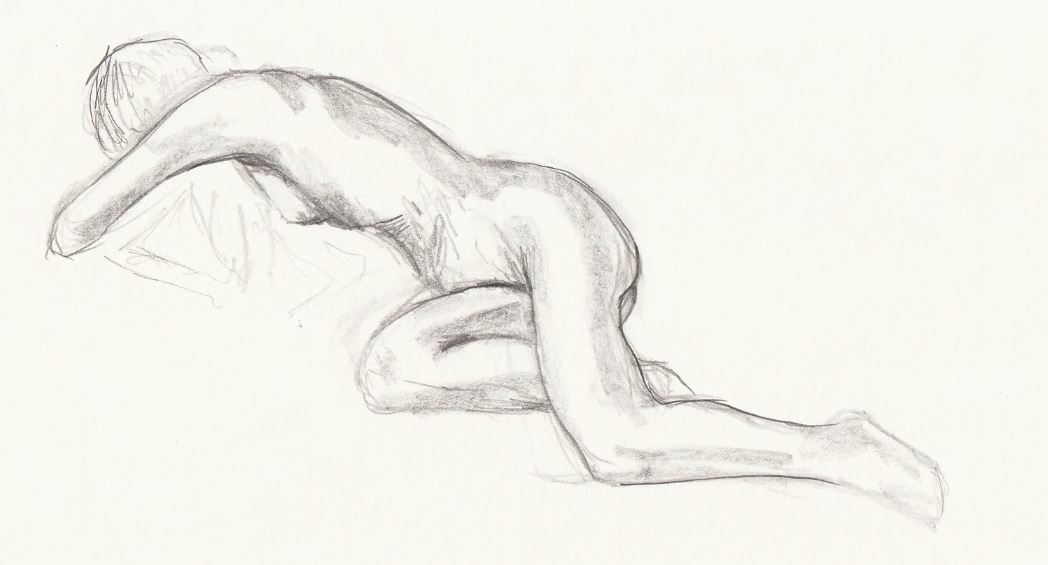 Life drawing  #6, Life model - DUFO's artwork