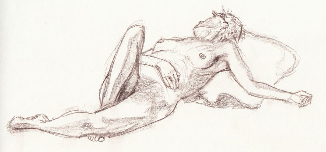 Life drawing  #7, Life model - DUFO's artwork