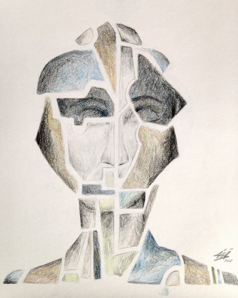 Reinvented Reality #8, Piece face - DUFO's artwork